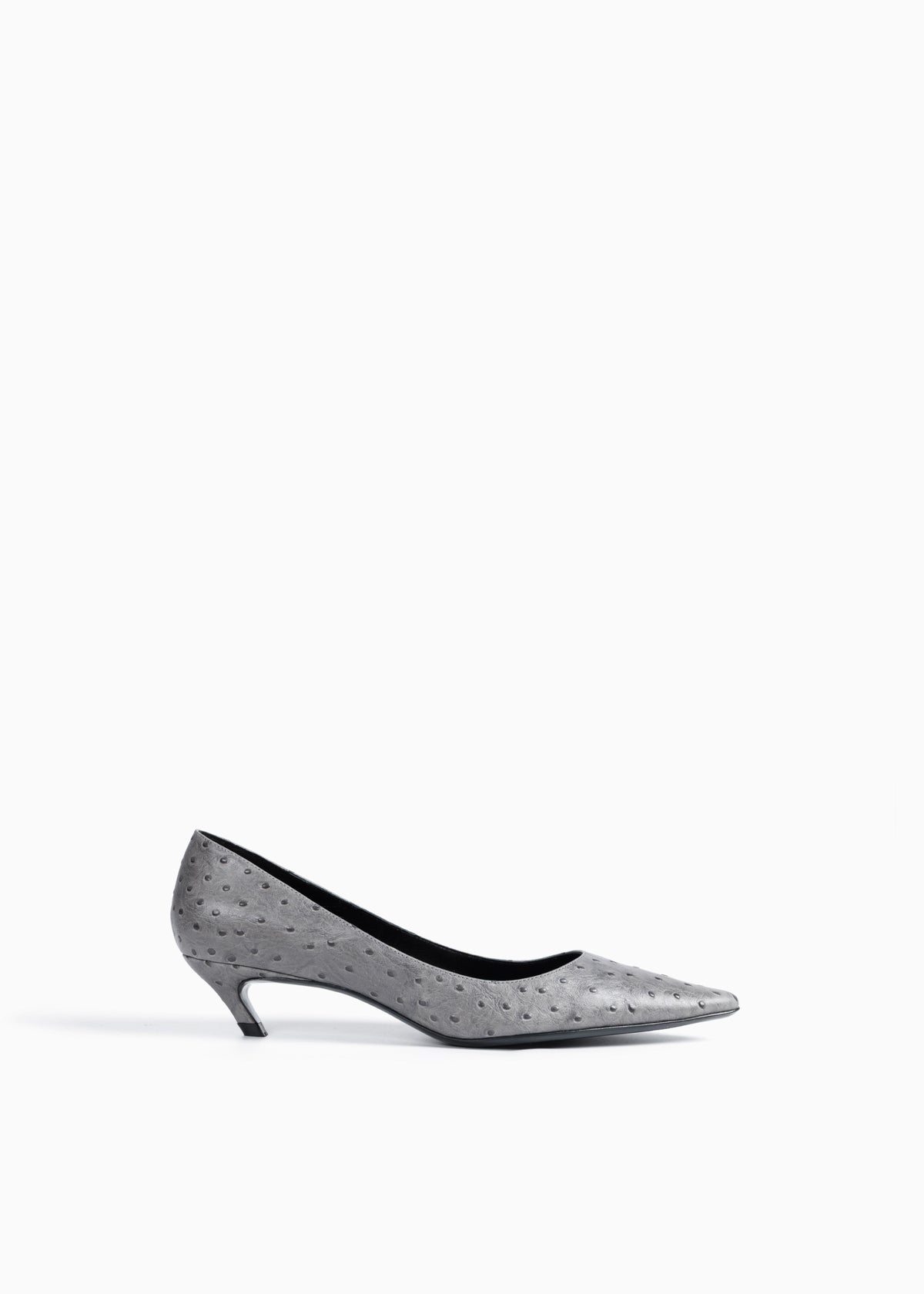 The Nerrine in grey ostrich-effect