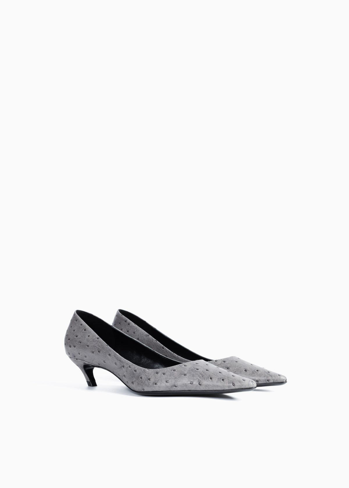 The Nerrine in grey ostrich-effect