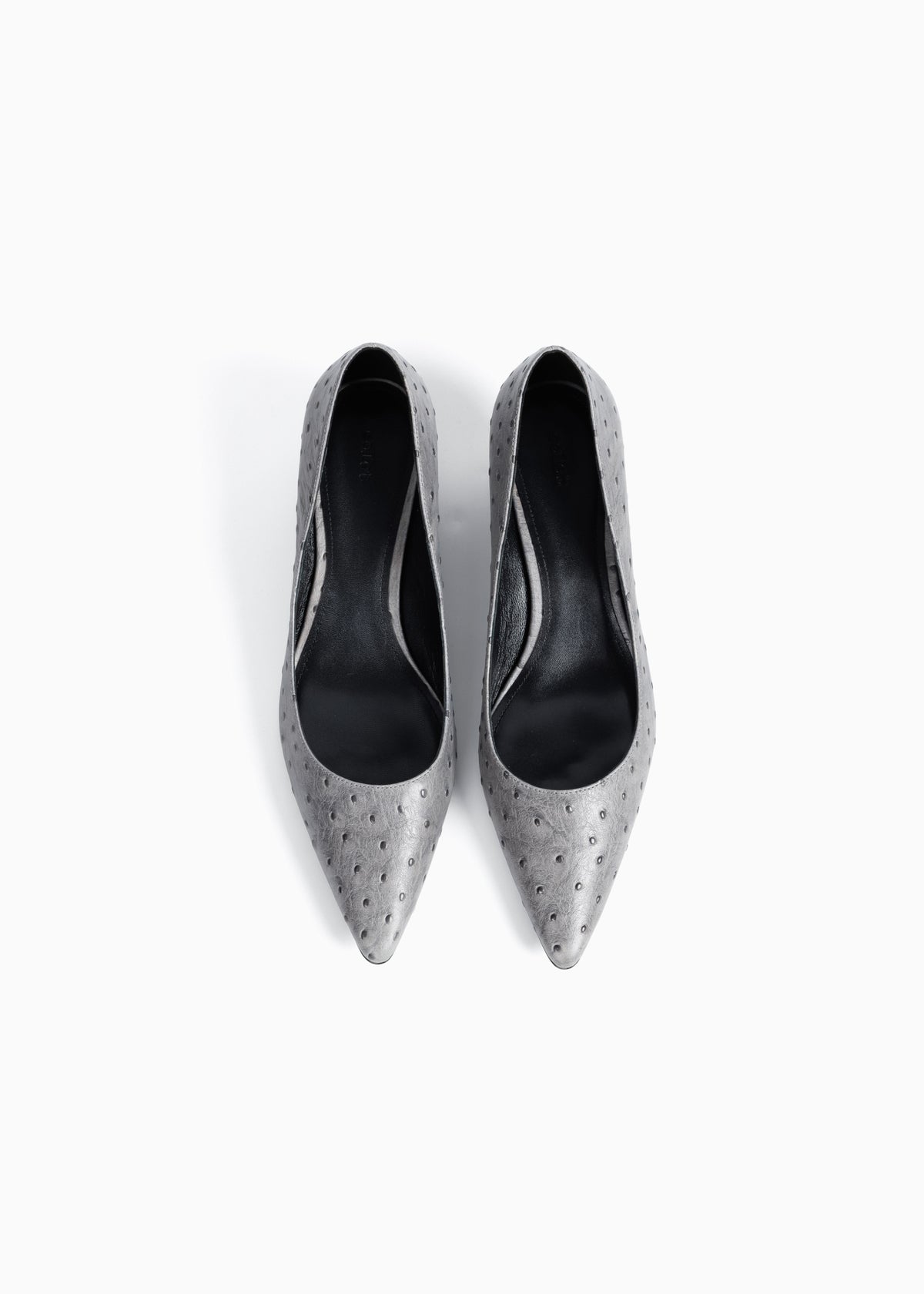 The Nerrine in grey ostrich-effect
