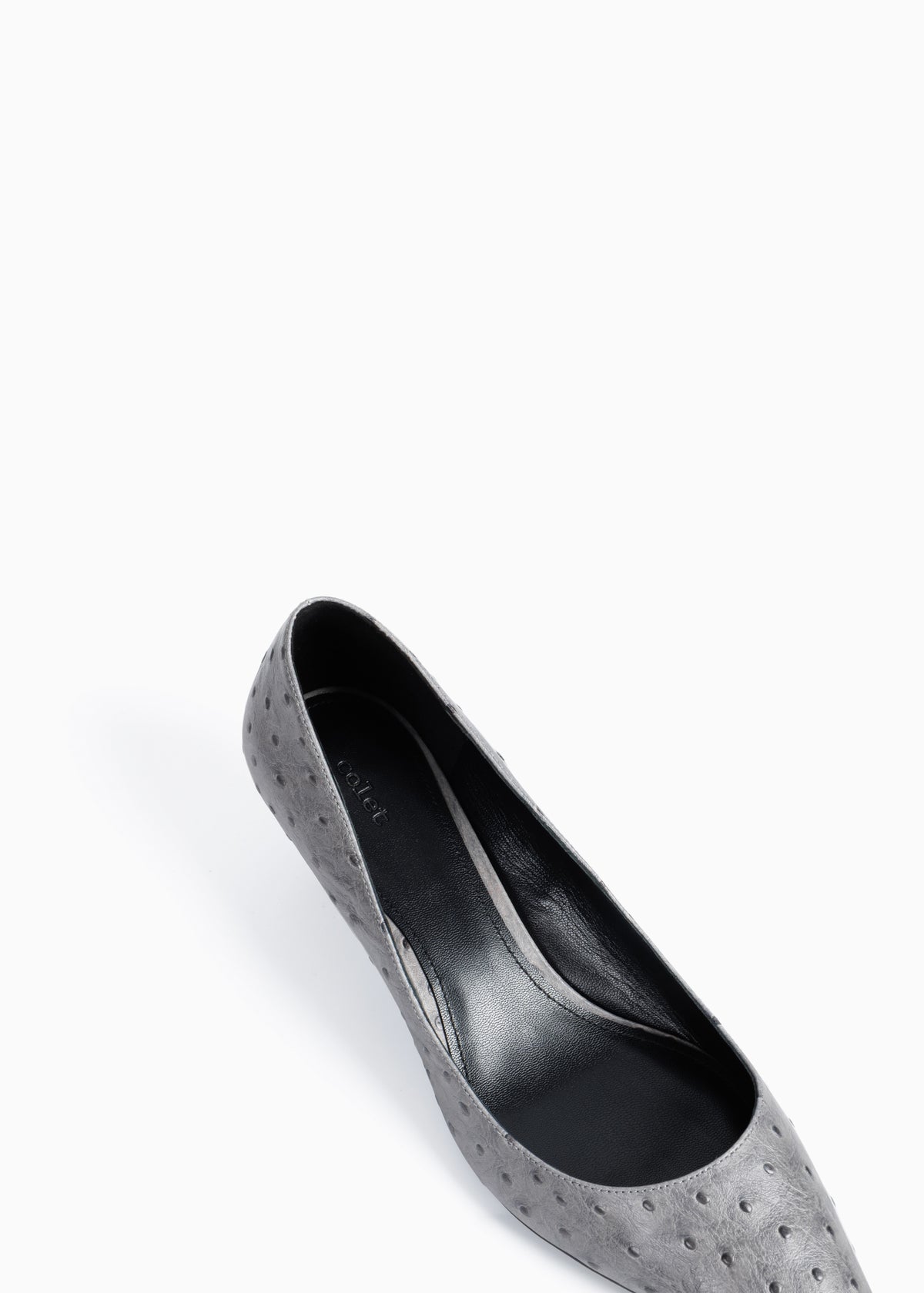 The Nerrine in grey ostrich-effect